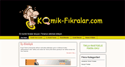 Desktop Screenshot of komik-fikralar.com